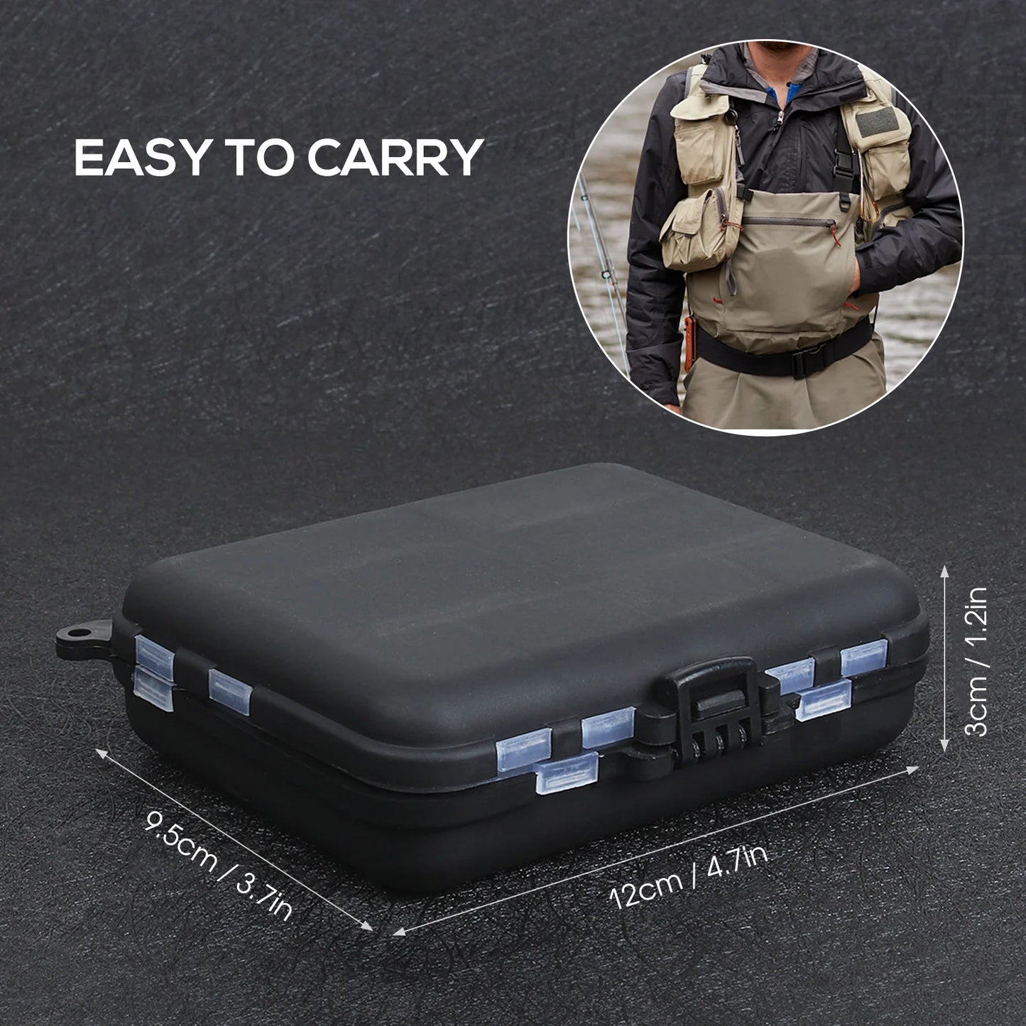 Docooler Fishing Accessories Set with Tackle Box and Hooks