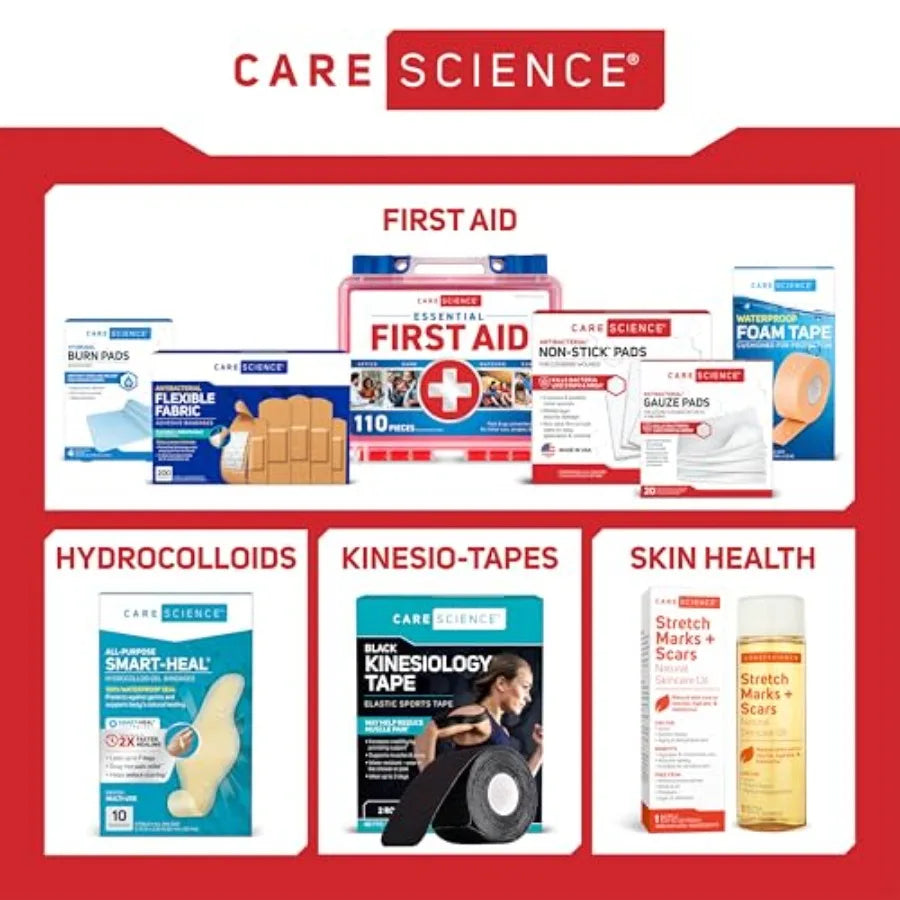 Hign-concerned First Aid Kit 110-Piece Professional Use Set