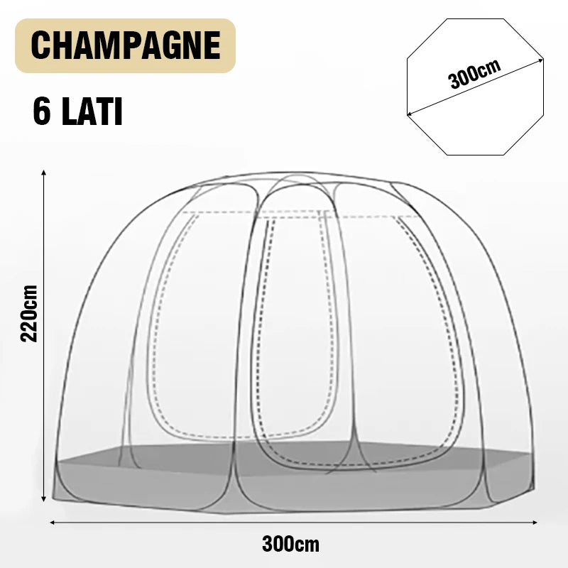 LIADUS Dome Tent Waterproof Family Camping Shelter