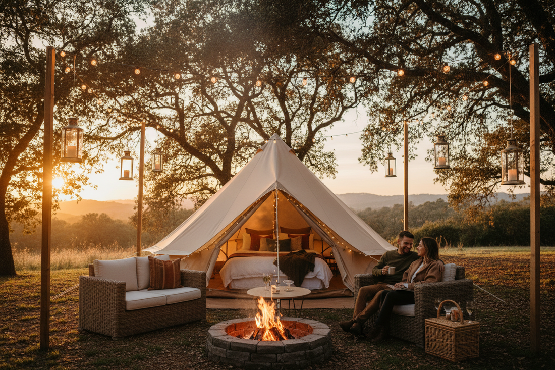 Elevate Outdoor Living with Glamping and Patio Furniture