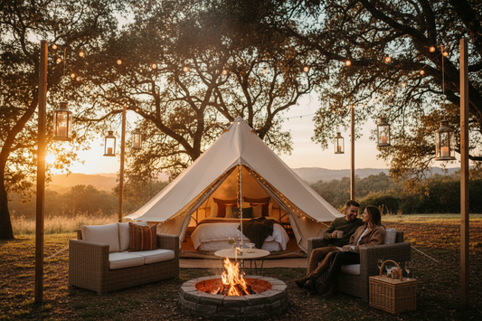 Elevate Outdoor Living with Glamping and Patio Furniture