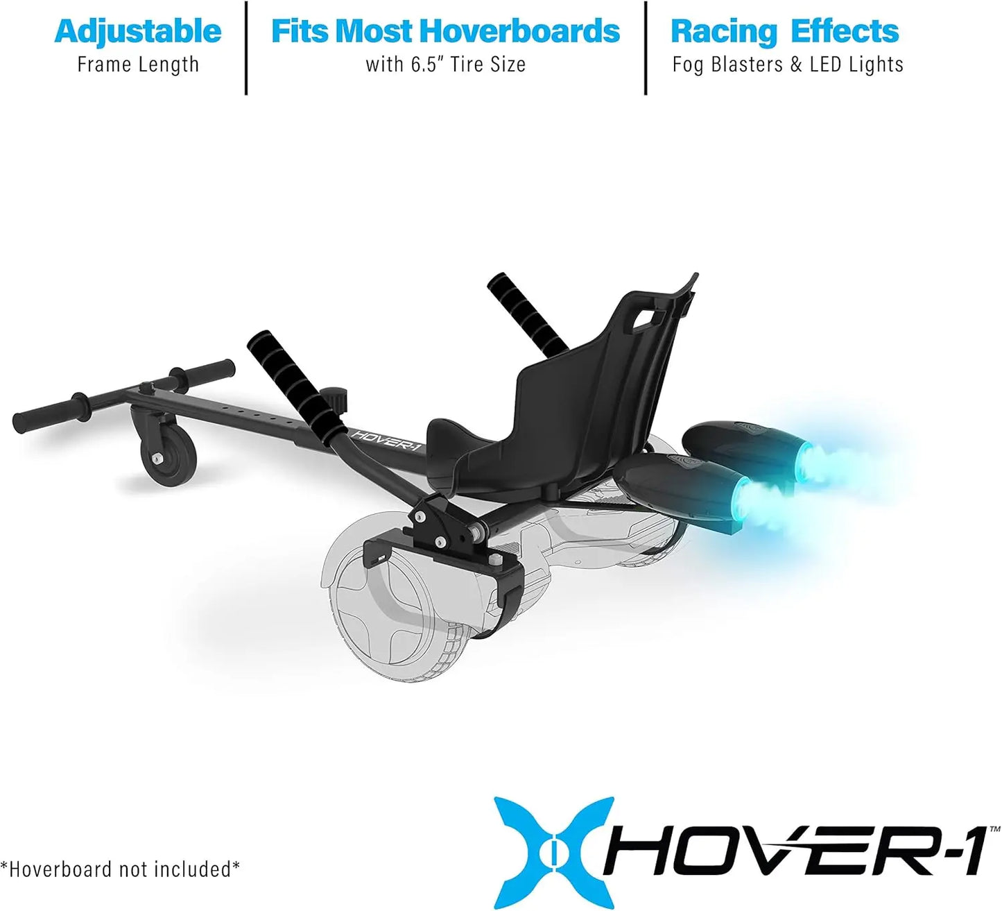 Hover-1 Falcon-1 Buggy Attachment With Turbo LED Lights