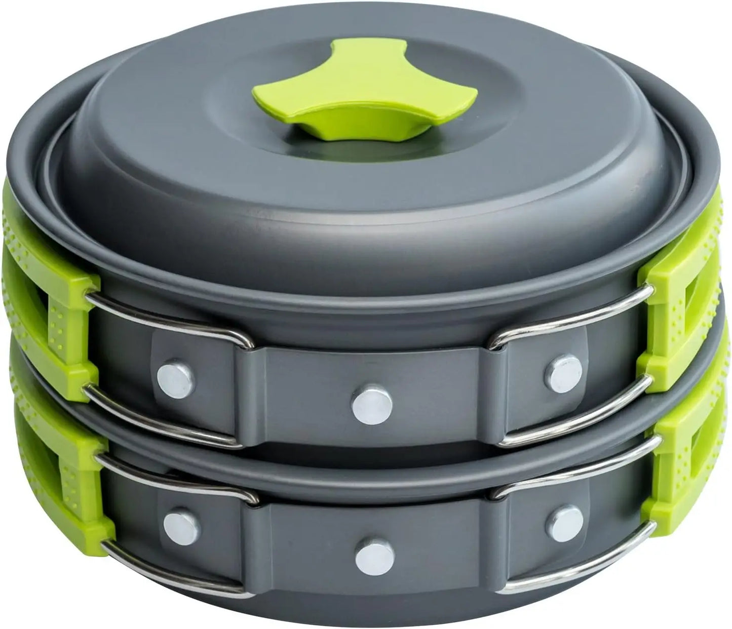 Camping Cookware Mess Kit Aluminum Non-Toxic Anodized