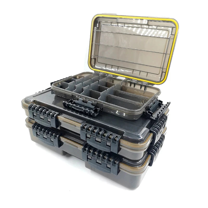 JSFUN Waterproof Tackle Box Large Capacity Organizer