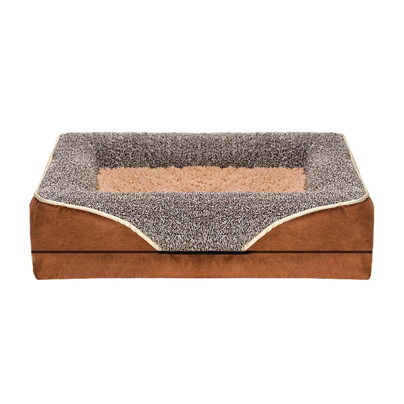 Pet Bed Coral Fleece For Dogs And Cats Lounge Comfort