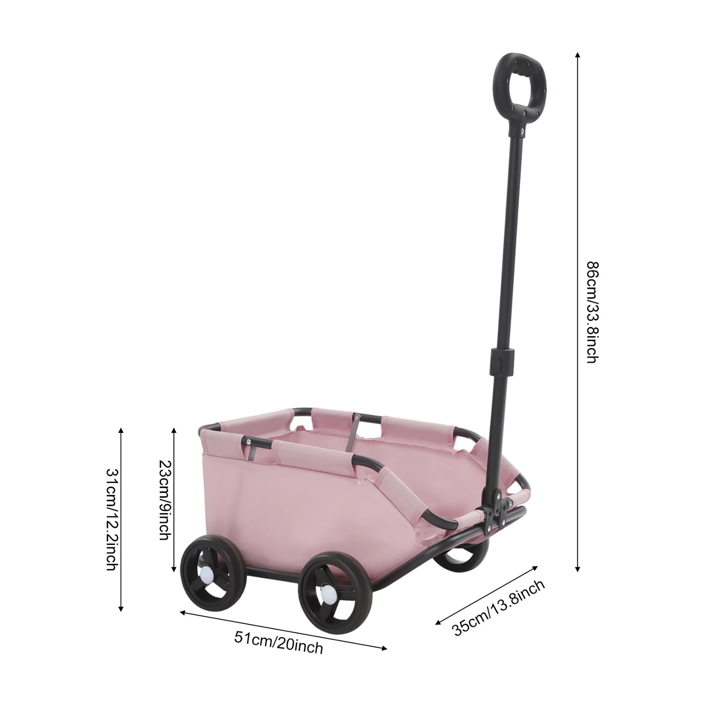 Pet Stroller 360° Rotating Travel Carrier For Pets
