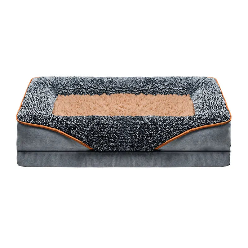 Pet Bed Coral Fleece For Dogs And Cats Lounge Comfort