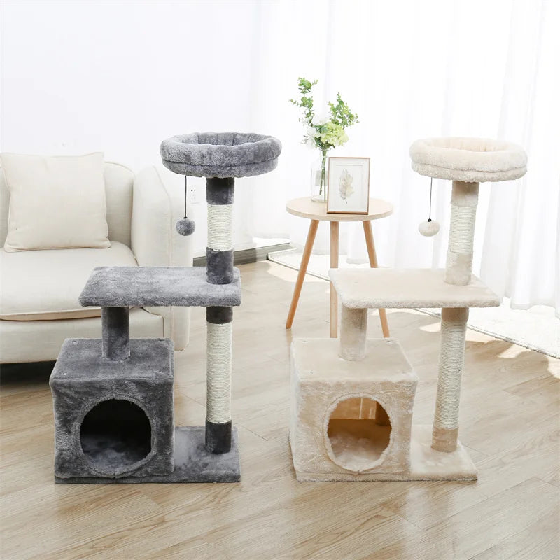 PAWZ Road Cat Tree Tower With Sisal Scratching Post