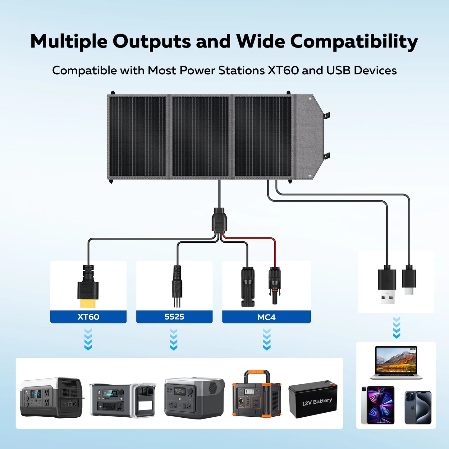 CTOLITY Portable Power Station 345.6Wh LiFePo4 Battery