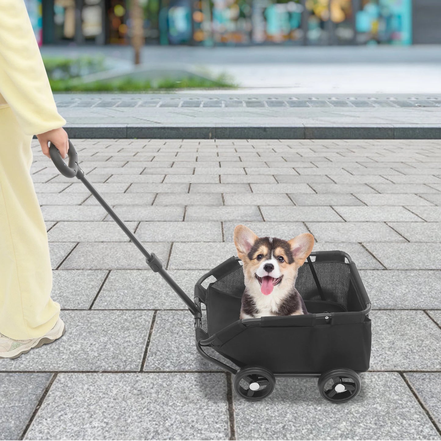 Pet Stroller 360° Rotating Travel Carrier For Pets