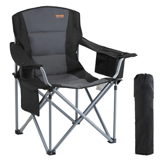 VEVOR Outdoor Folding Chair With Lumbar Back Support