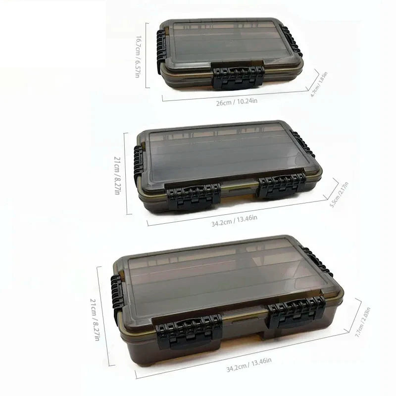 JSFUN Waterproof Tackle Box Large Capacity Organizer