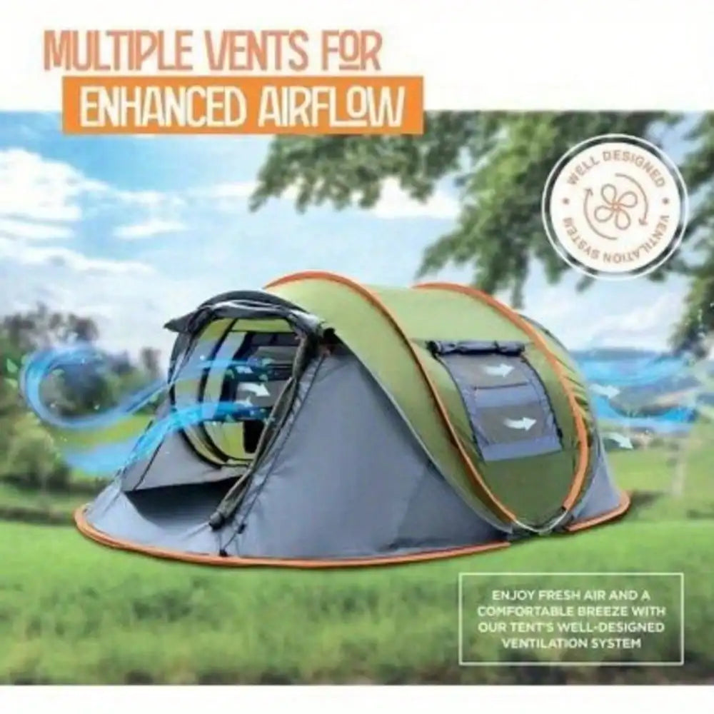 Building Camping Tent Quick Pop Up Shelter For Outdoors