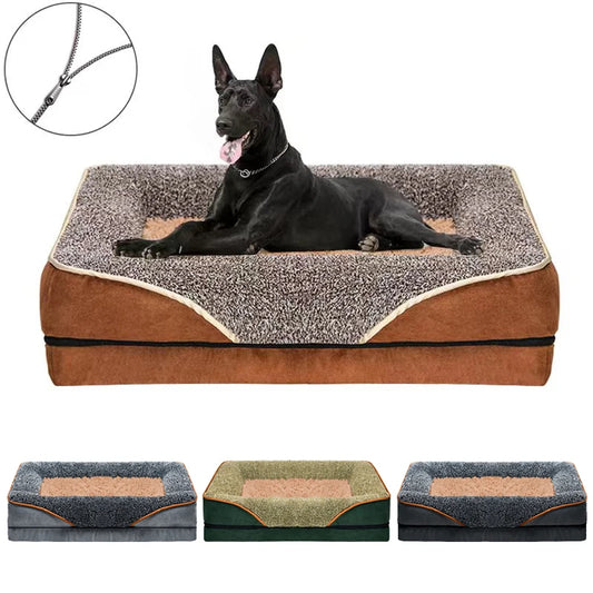 Pet Bed Coral Fleece For Dogs And Cats Lounge Comfort