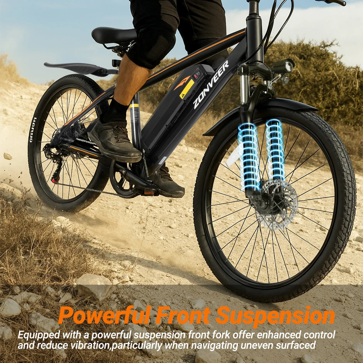 Dyu Electric Bicycle Peak 1000W Motor 360Wh Battery