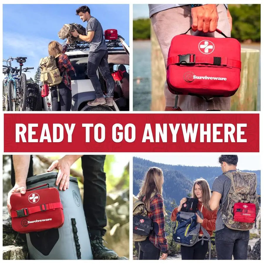 XMSJ Waterproof Premium Survival First Aid Kit