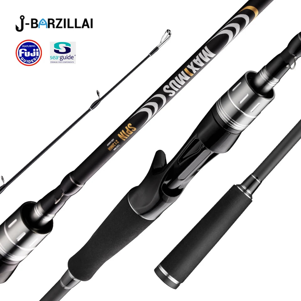 J-BARZILLA Fishing Rod Fast-Action Carbon