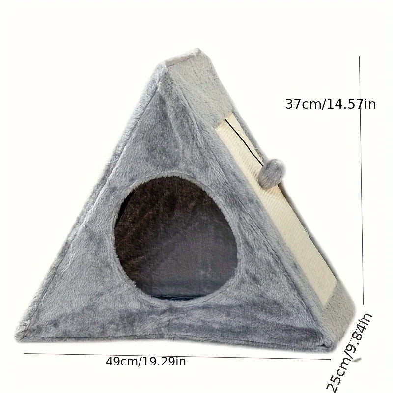 Zhejiang Cat Bed With Sisal Scratcher And Plush Ball Toy