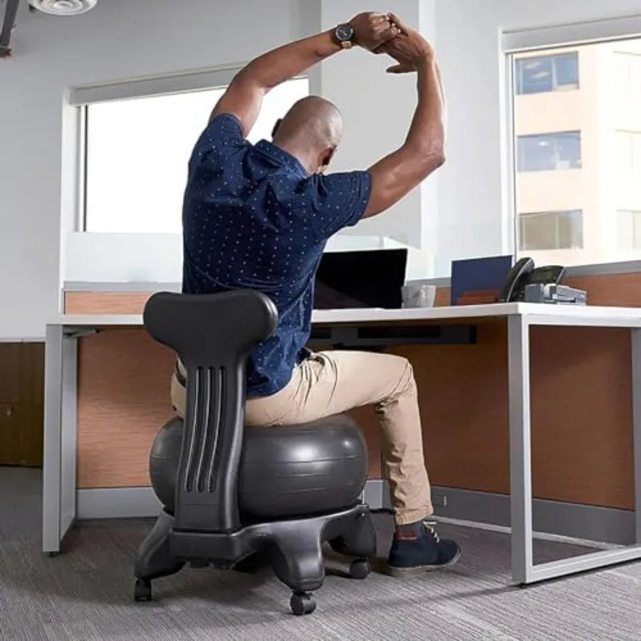 XMSJ Fitness Ball Chair Ergonomic For Posture Support