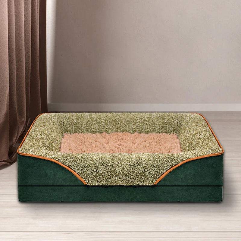 Pet Bed Coral Fleece For Dogs And Cats Lounge Comfort