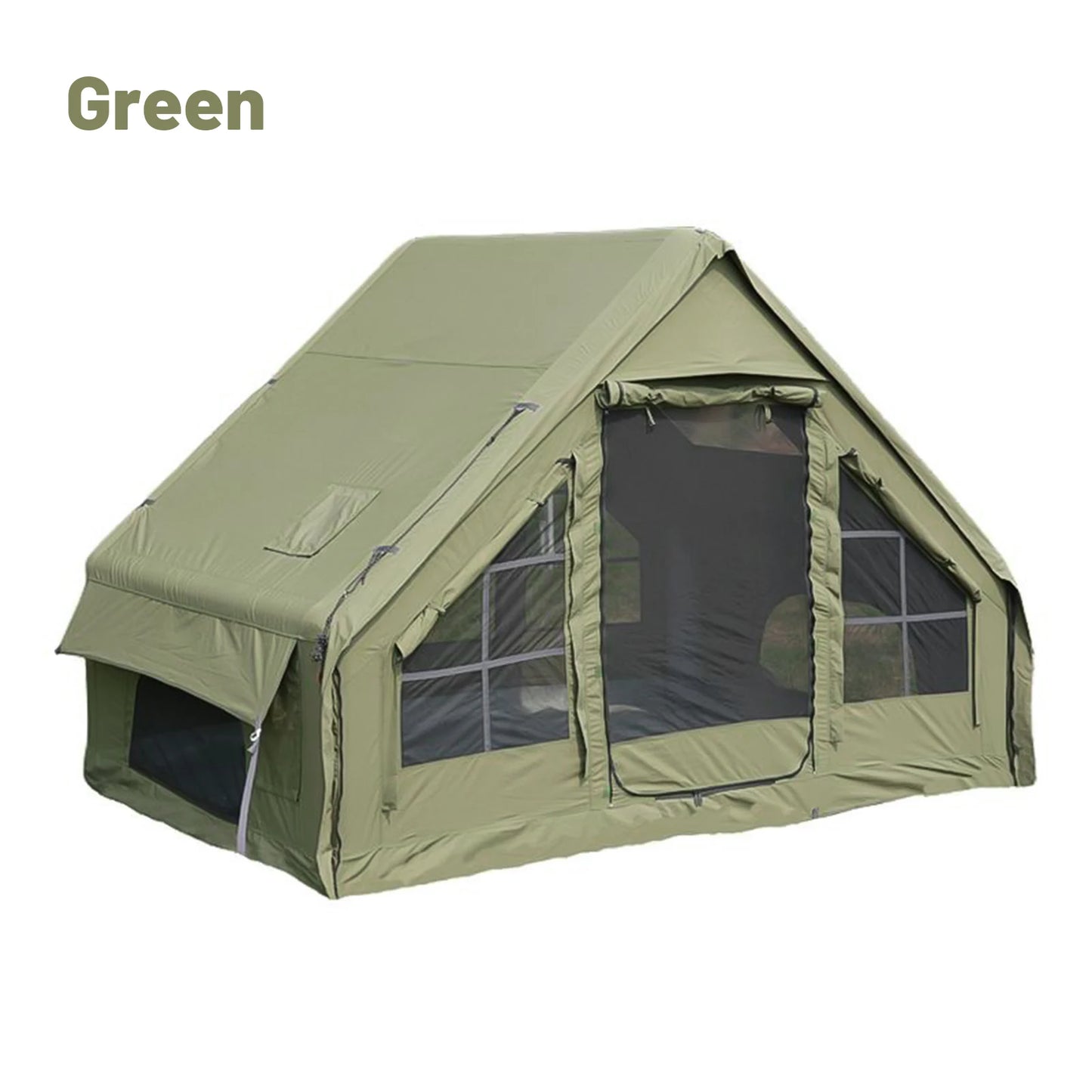 Inflatable Tent For Family Camping Oxford Fabric Quick Setup