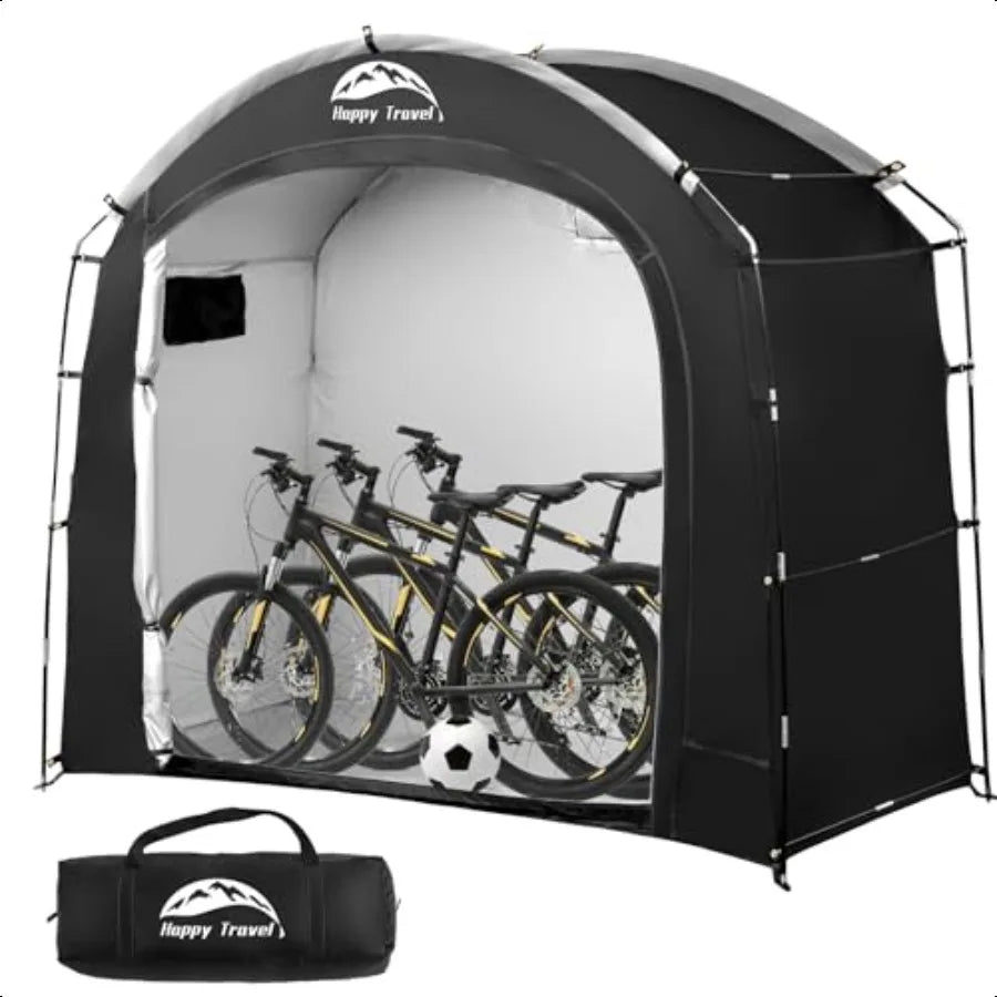 Bike Storage Tent Waterproof Shelter For 2 Bikes With Window