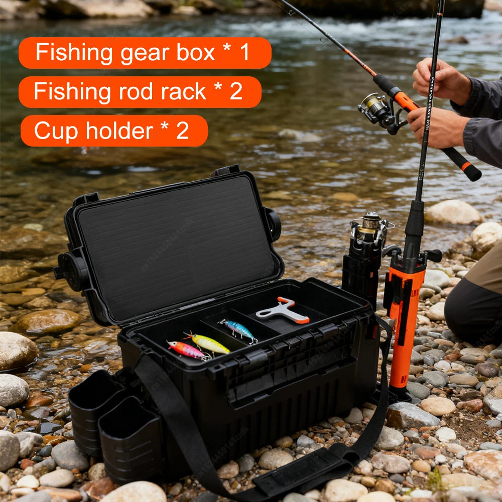 APWIKOGER 2-Tier Portable Fishing Box