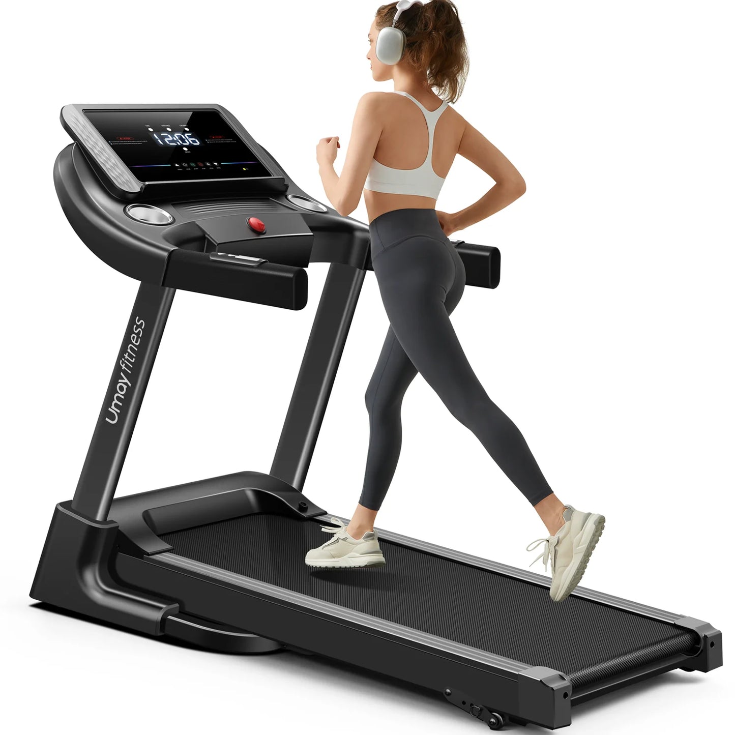 Cursor Fitness Treadmill Foldable Incline With Pulse Sensors