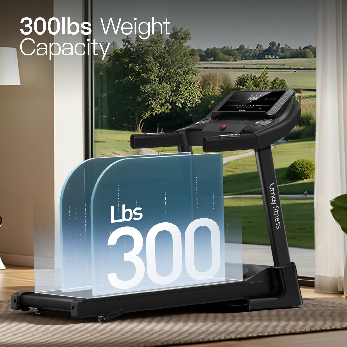 Cursor Fitness Treadmill Foldable Incline With Pulse Sensors