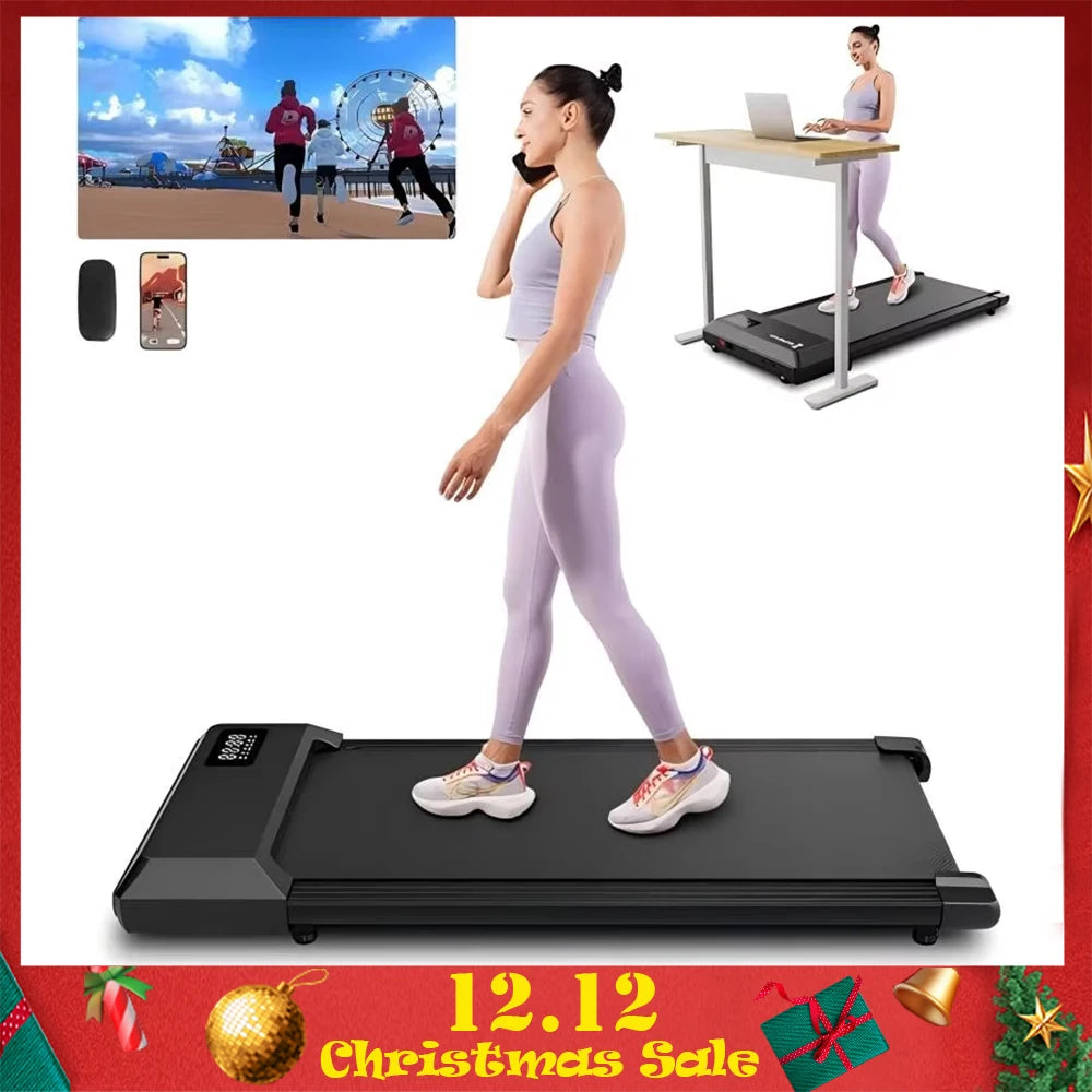Superun Treadmill 2-In-1 Home Office Walking With App