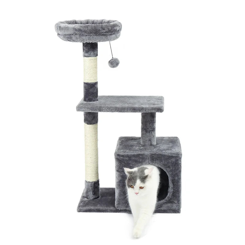 PAWZ Road Cat Tree Tower With Sisal Scratching Post