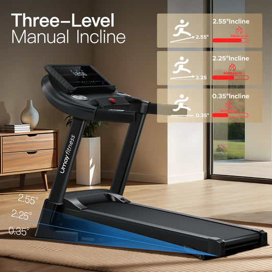 Cursor Fitness Treadmill Foldable Incline With Pulse Sensors