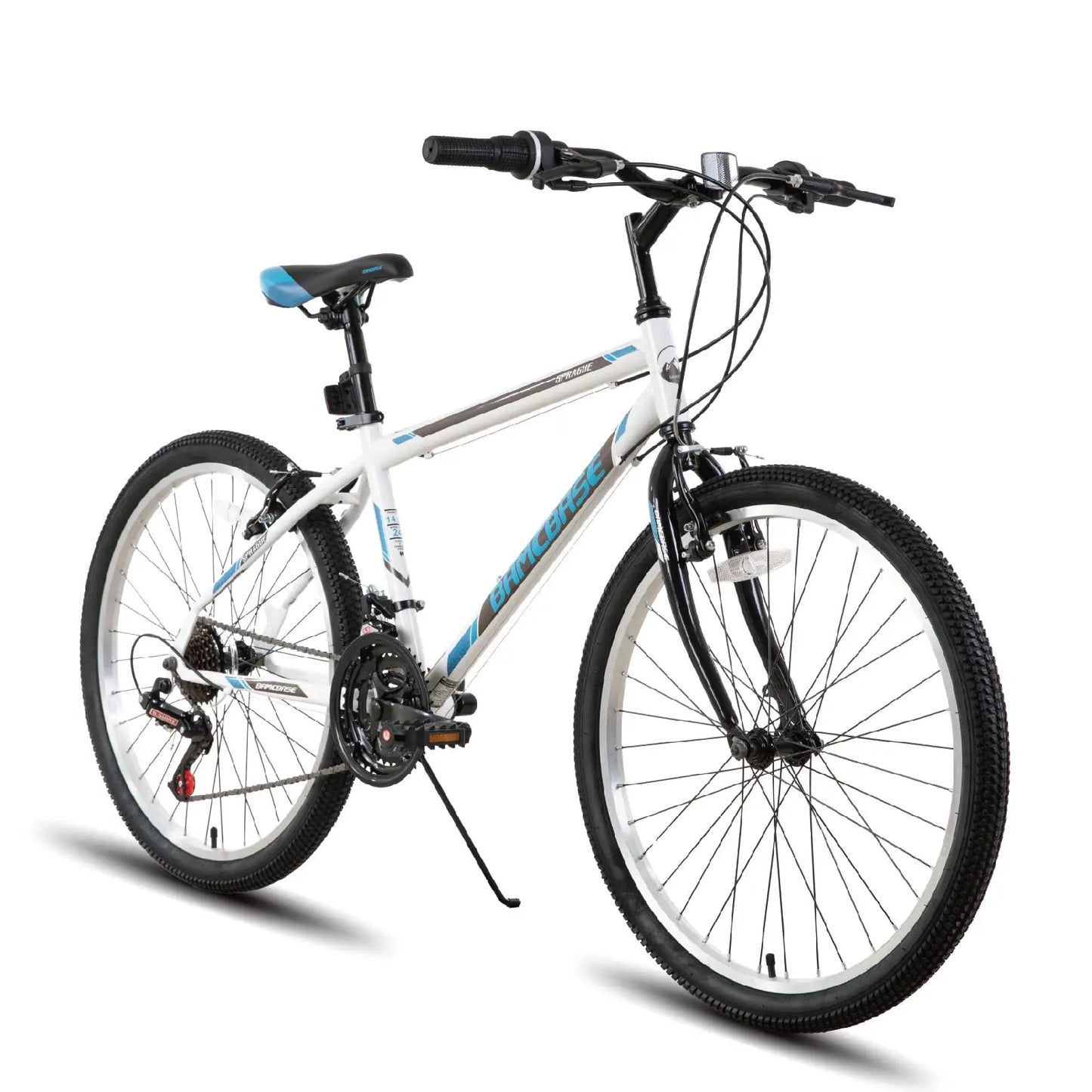 JoyStar Mountain Bike 21 Speed Sports Alloy Steel Frame Adult