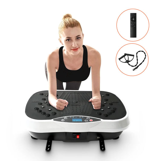 H Vibration Plate Exercise Machine Portable Fat Burning