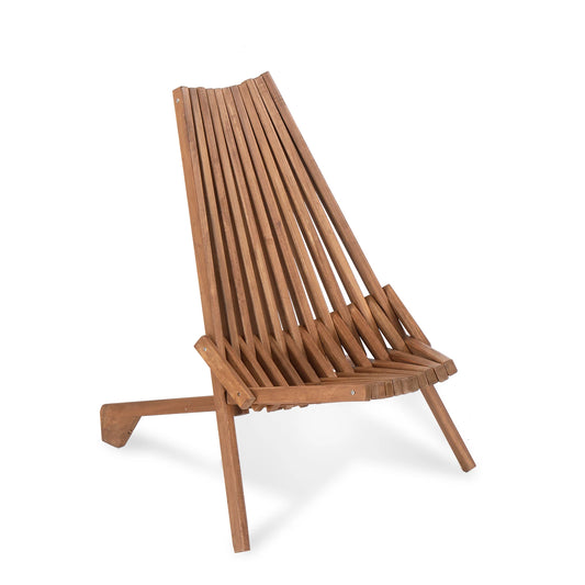 Hign-concerned Wood Folding Chair Outdoor Low Profile Acacia Wood