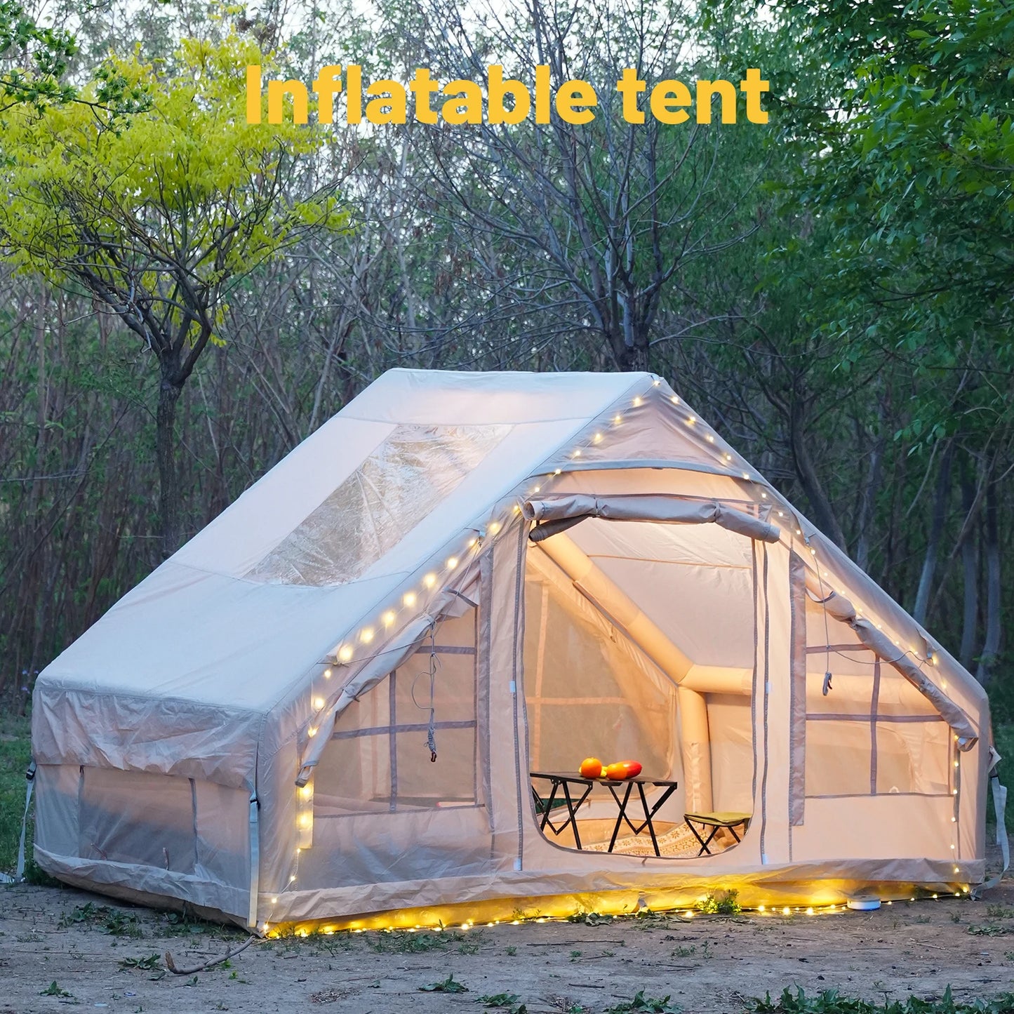 Pakicetus Inflatable Camping Tent Quick Setup Shelter