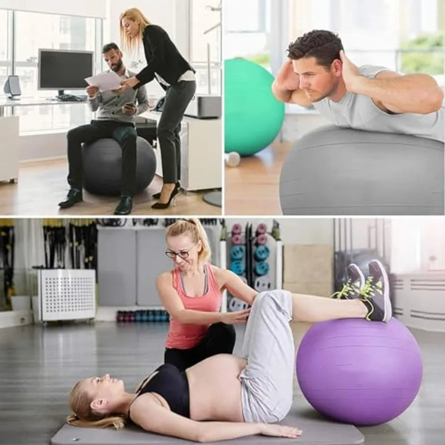 XMSJ Fitness Ball Chair Ergonomic For Posture Support